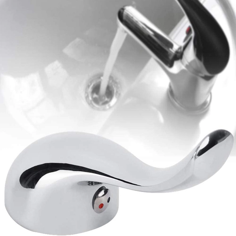 Leva della maniglia del rubinetto della cucina, sostituzione della maniglia del rubinetto del rubinetto dell'acqua calda fredda in lega di zinco del bagno per nucleo della valvola da 40 mm