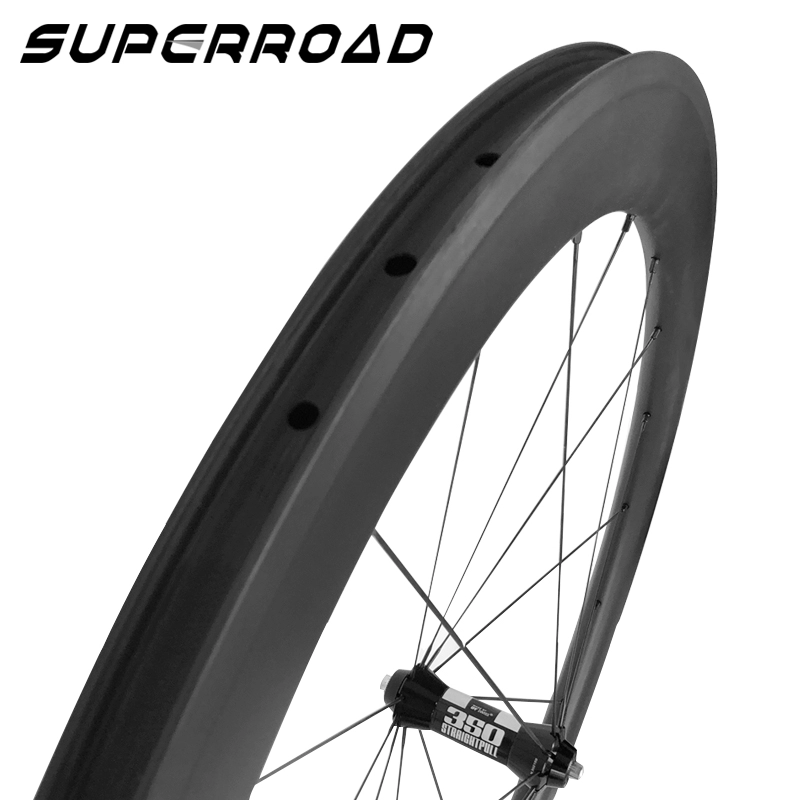 Ruote in carbonio Tubeless Superroad da 60 mm