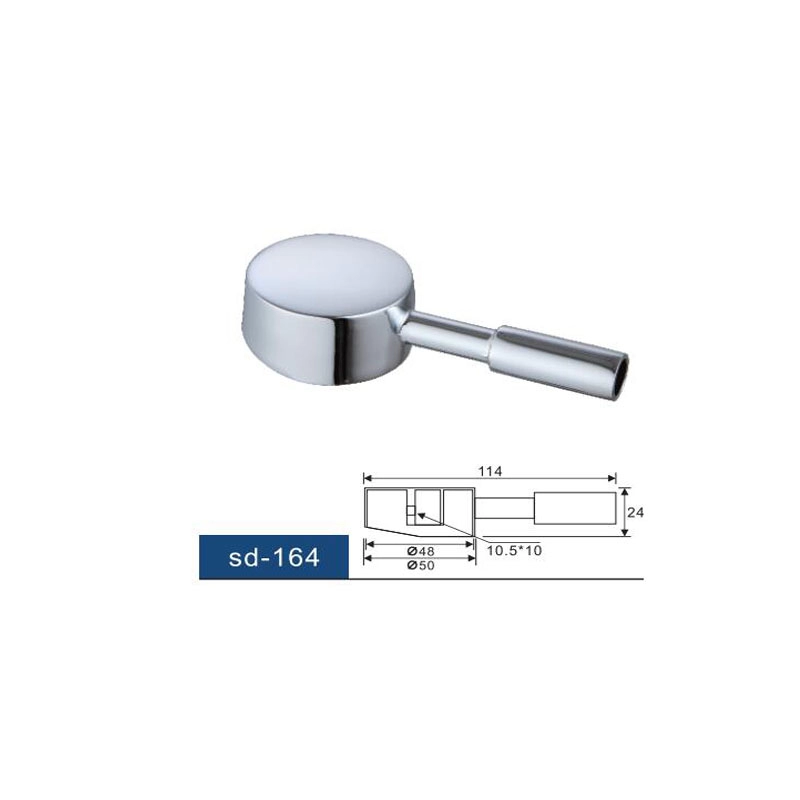 Cartuccia da 40 mm - Sostituzione della maniglia di controllo universale per rubinetti con maniglie miste cromate