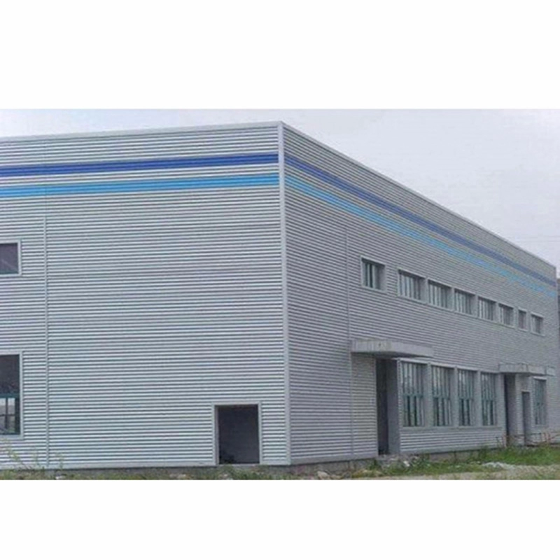 Edificio per magazzini prefabbricati con struttura in acciaio leggero di grande portata