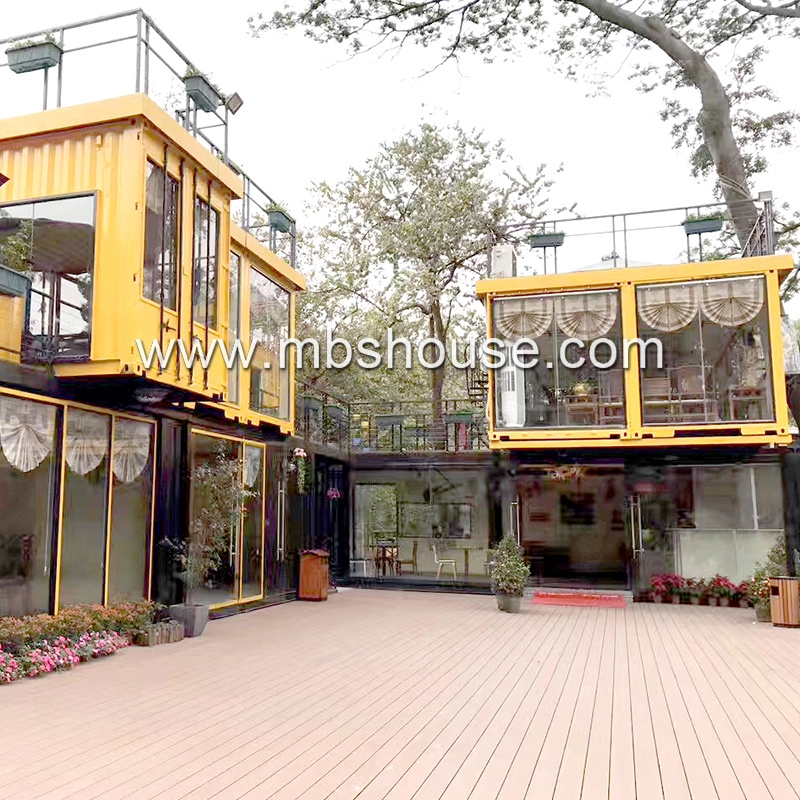 Casa container prefabbricata di lusso per trasporto mobile ristorante bar caffetteria chiosco