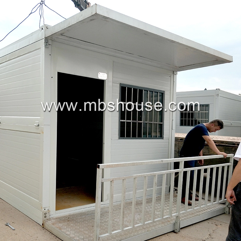 Casa contenitore pieghevole mobile prefabbricata a doppio pavimento di facile assemblaggio