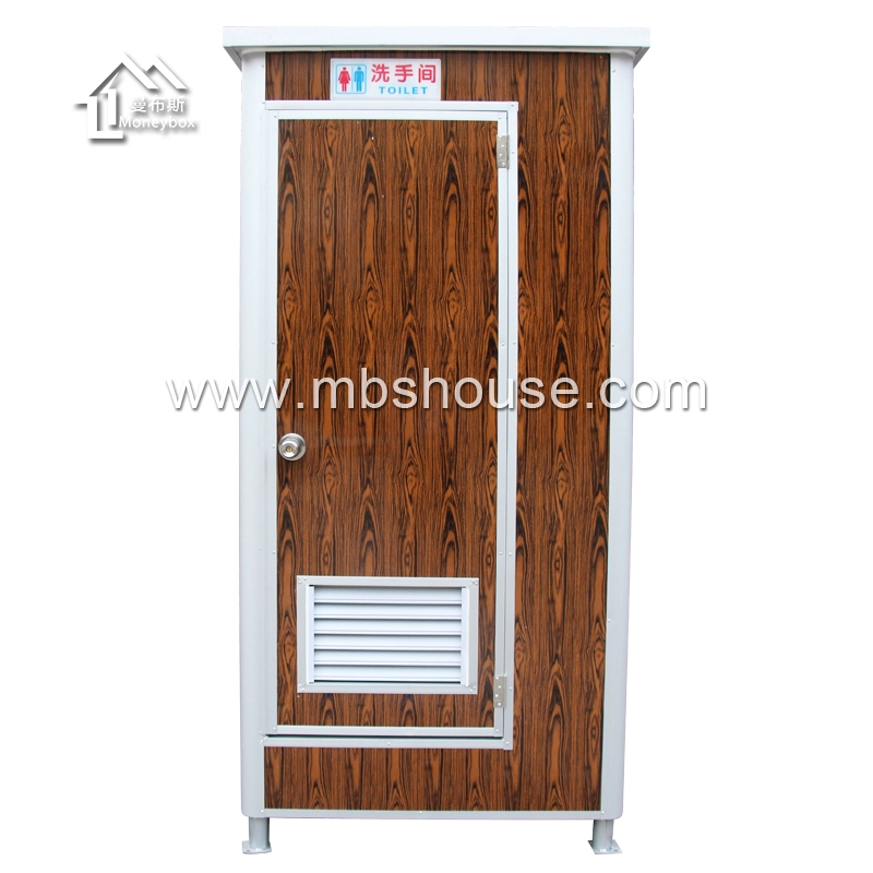 Design per toilette portatile mobile in legno di grano di prezzo di fabbrica in vendita