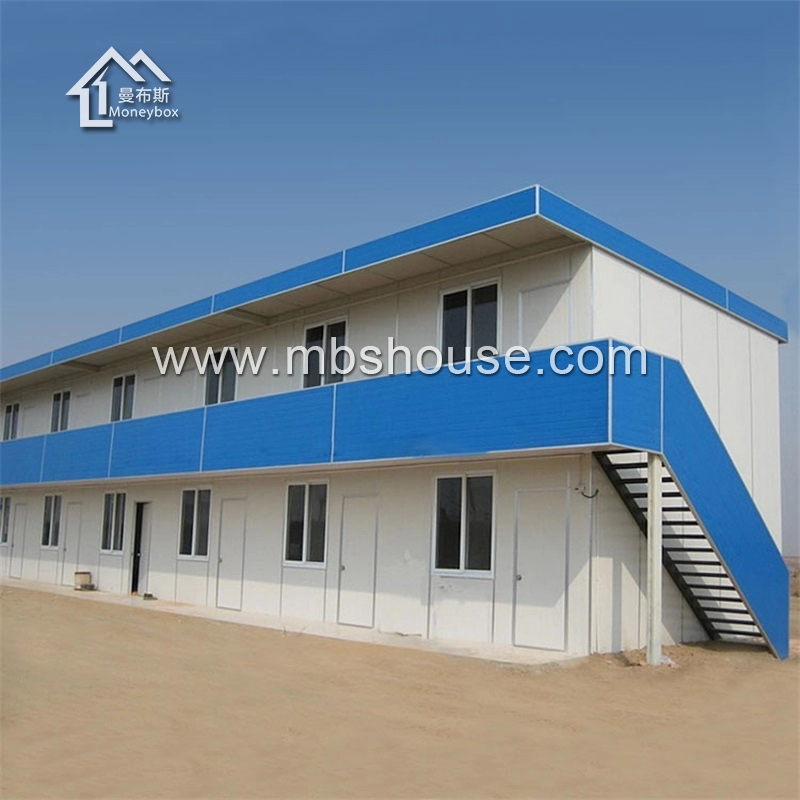 Casa mobile per edifici temporanei con struttura in acciaio leggero e telaio prefabbricato