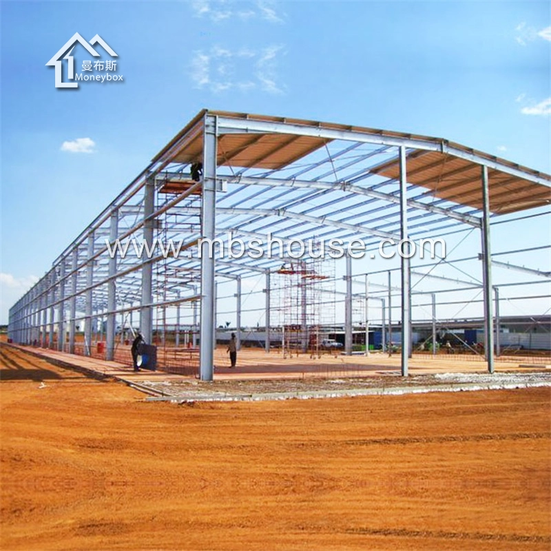 Edificio prefabbricato personalizzato con struttura in acciaio pesante per magazzino