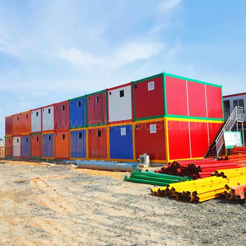 Casa container prefabbricata staccabile personalizzata per campo di lavoro