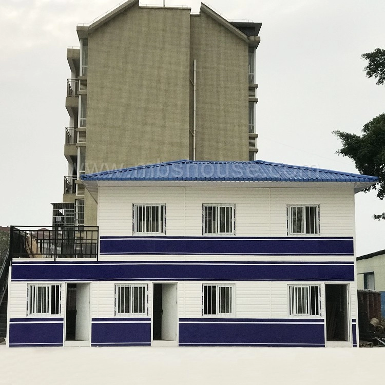 Casa di guardia per container prefabbricati a due piani