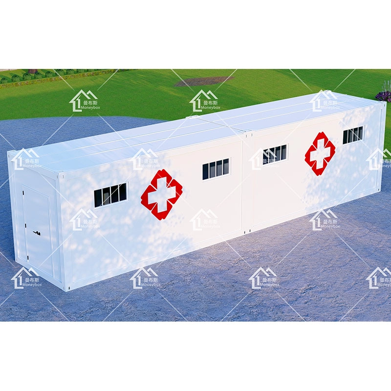 Ospedale militare per container con cabina portatile da 20 piedi di alta qualità in casa prefabbricata