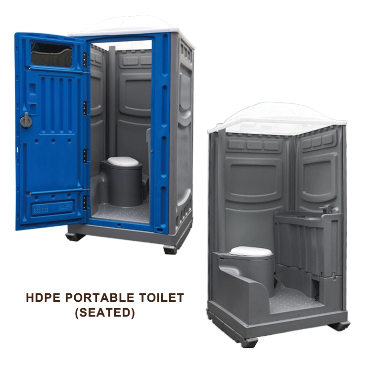 Cabina WC portatile mobile in materiale plastico per WC mobili da bagno