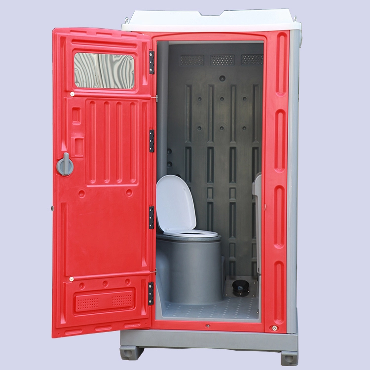 Cabina per toilette portatile in plastica temporanea pubblica da campeggio mobile cinese per servizi igienici all'aperto