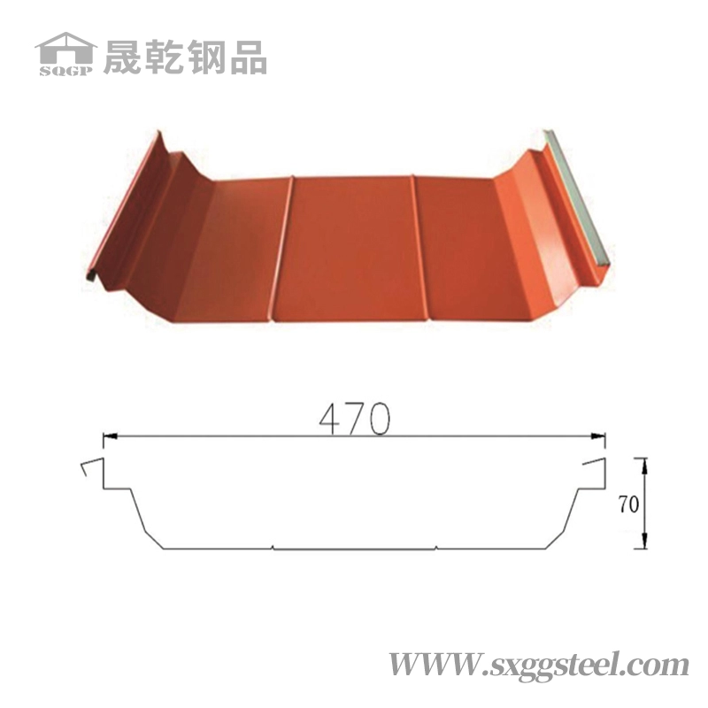 Pannello di collegamento per tetto serie tipo U 470