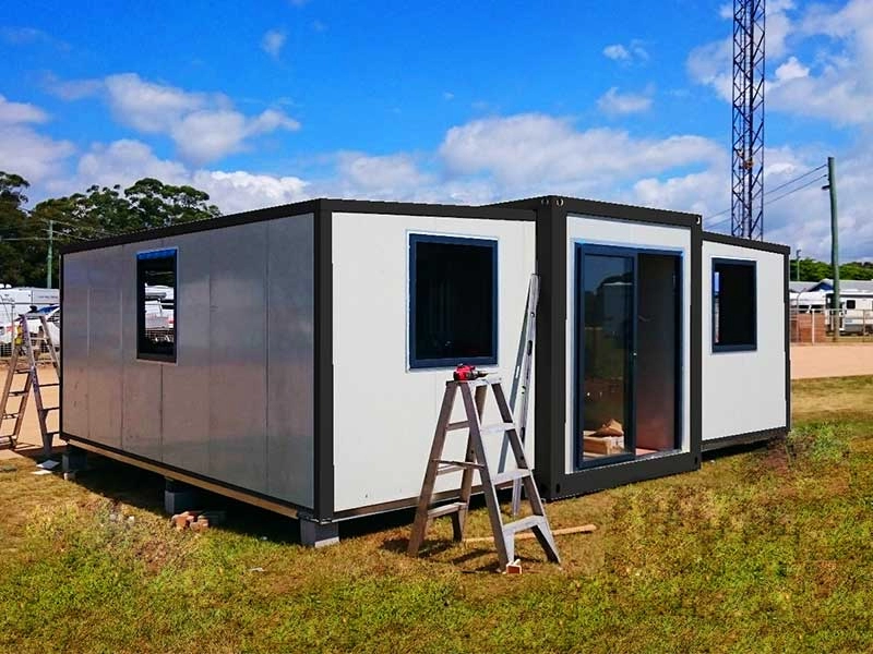 Casa container espandibile per case pieghevoli prefabbricate economiche