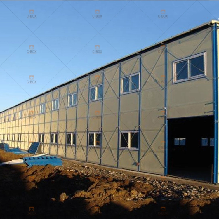 Casa prefabbricata K/T con struttura in acciaio leggero facile da montare per vivere