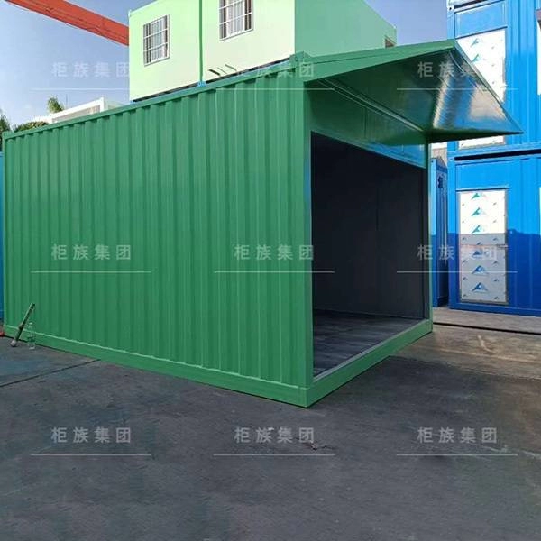 Negozi di container rinnovati in fabbrica realizzati in Cina con materiale zincato