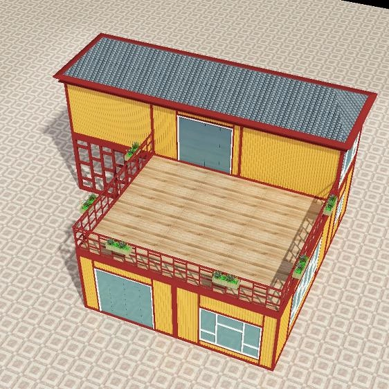 Casa container prefabbricata personalizzabile per la costruzione di strutture in acciaio per ufficio e soggiorno