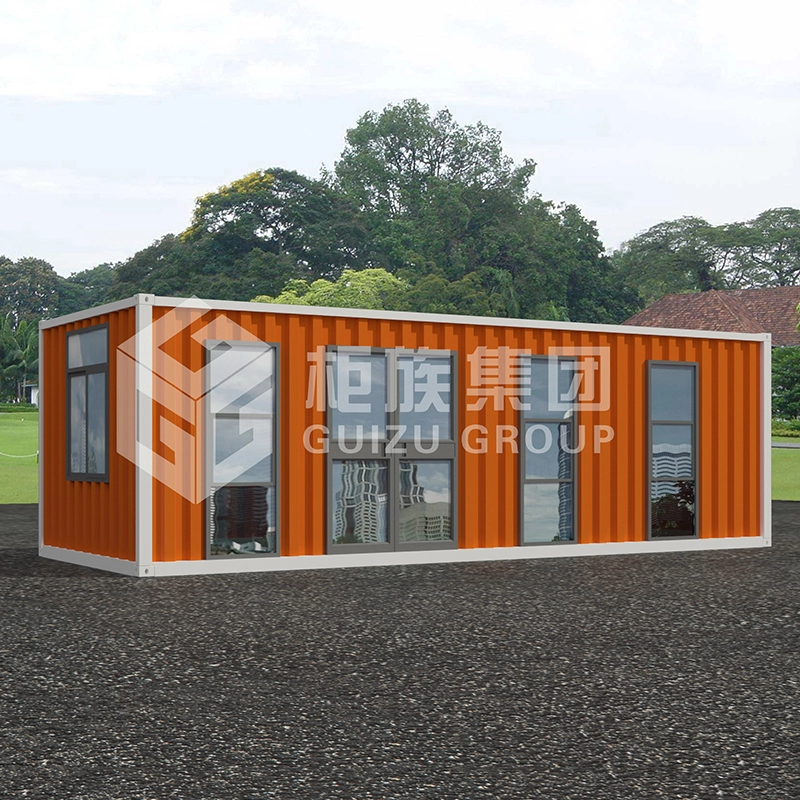 Piccolo ufficio mobile prefabbricato da 20 piedi e 40 piedi con assemblaggio rapido per spazi commerciali