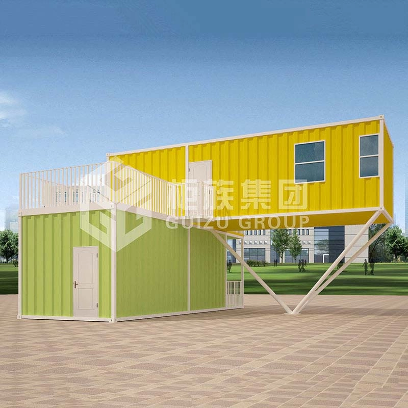Casa prefabbricata modificata dal produttore cinese Duplex Container per vivere con l'acciaio