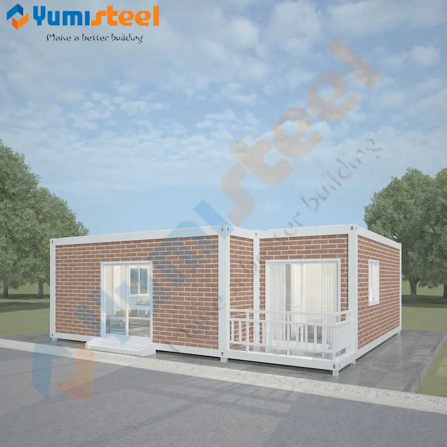 Casa container con struttura in acciaio per vacanze/soggiorno isolata con lana di roccia