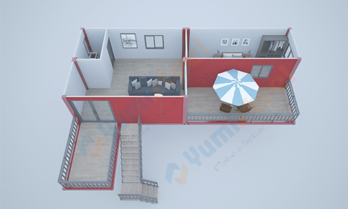 progettazione personalizzata della casa container