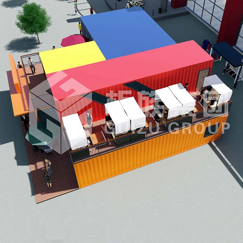 Luogo di intrattenimento per container assemblati modulari da 40 piedi per rifornimento di fabbrica in Cina