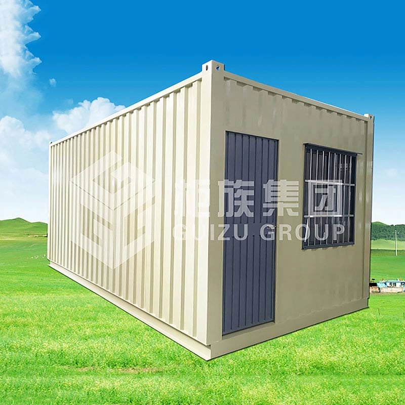 Design di una casa standard per container prefabbricati con motivo a onde