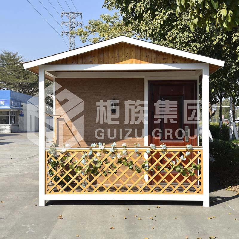 Casa modulare prefabbricata in legno OEM da 20 piedi fornita in Cina con struttura in acciaio