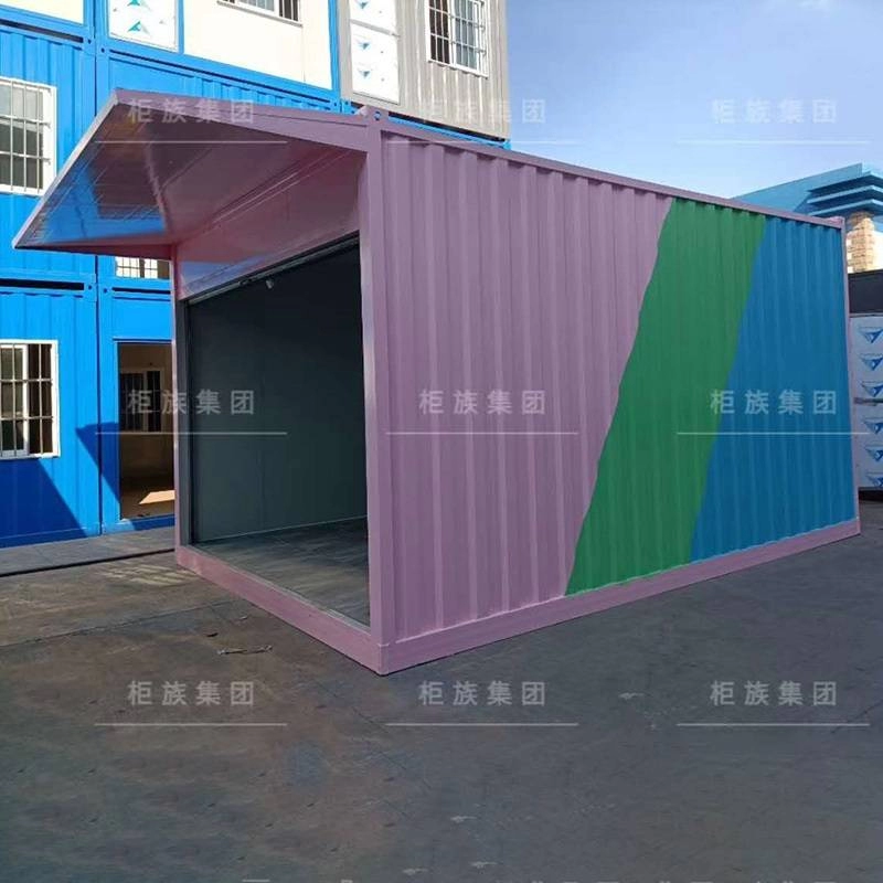 Negozi di container rinnovati in fabbrica realizzati in Cina con materiale zincato