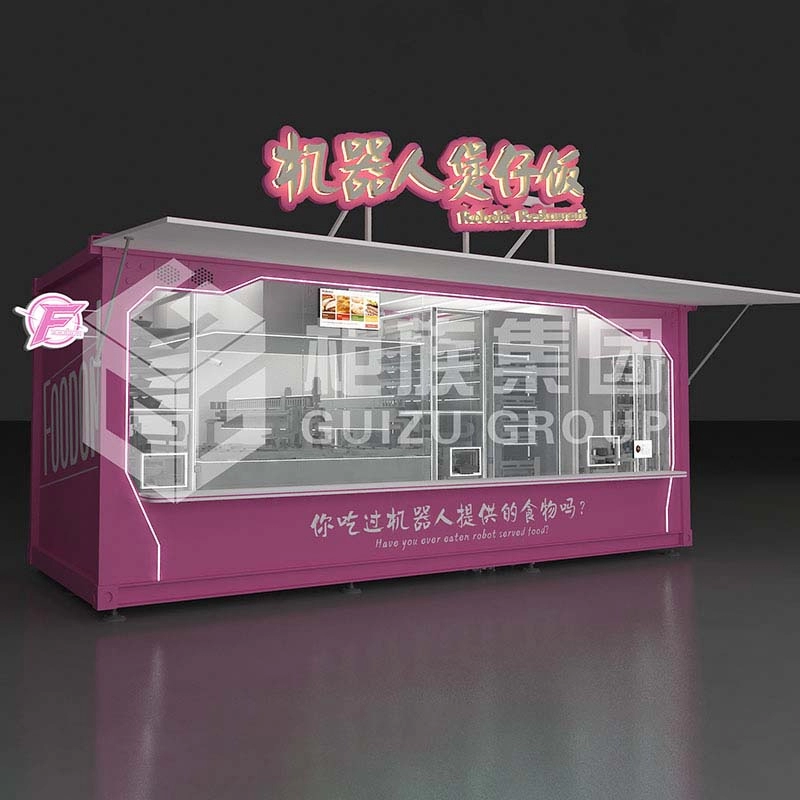 Piccolo ristorante mobile per container da 20 piedi