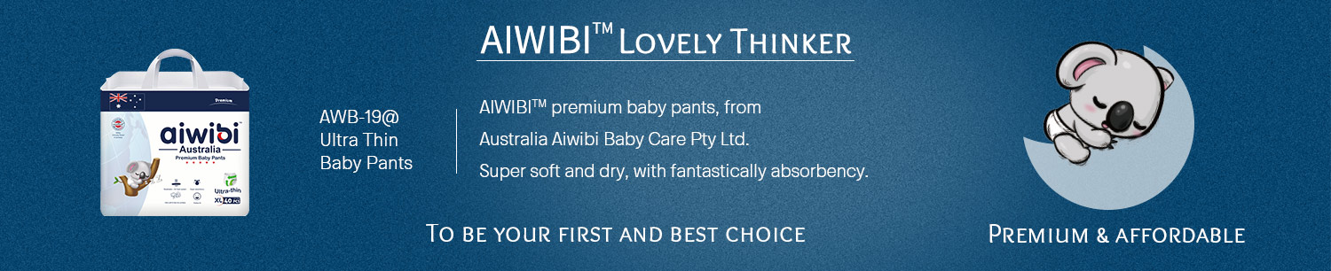 Pantaloni monouso per neonati Aiwibi premium ultra sottili e leggeri con capacità super assorbente