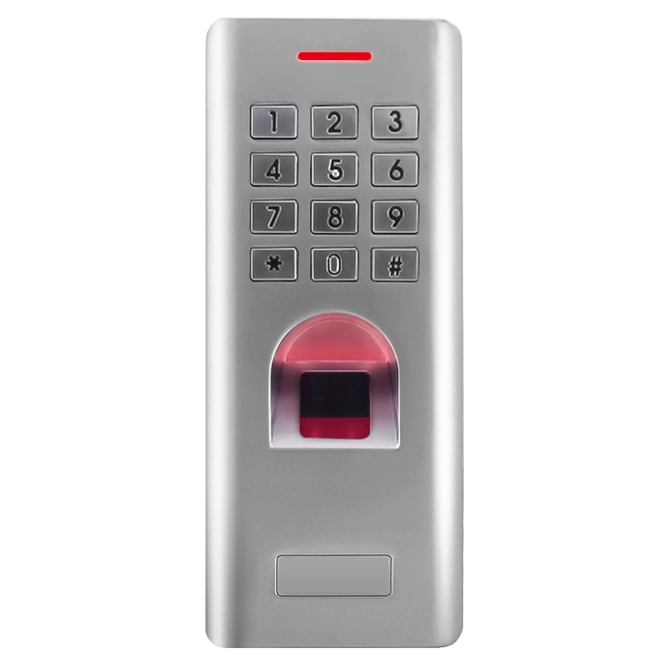 Tastiera di controllo accessi con impronta digitale con interfaccia Wiegand 26-44bit Supporta 2000 utenti per scheda RFID 125khz