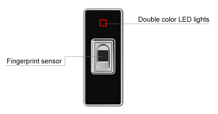 Controller di accesso autonomo per impronte digitali