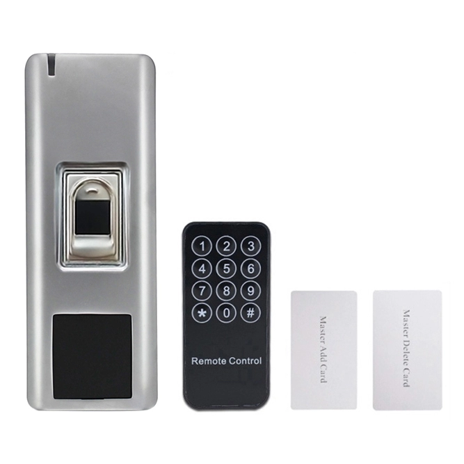 Apriporta elettronico biometrico con smart key card WG26 per controllo accessi con impronta digitale