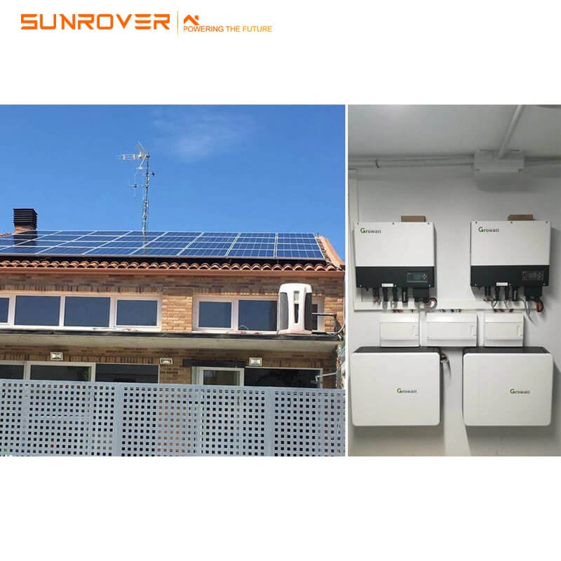 Sunrover Growatt SPF3500ES SPF5000ES Inverter solare off-grid 24V 48V con funzione parallela