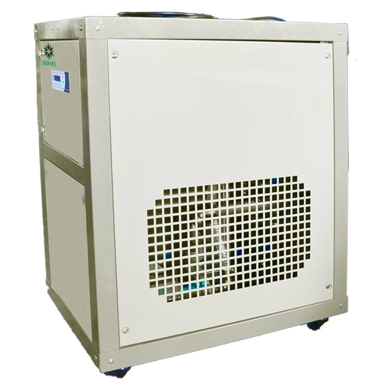 refrigeratore d'acqua portatile raffreddato ad aria da 1 hp