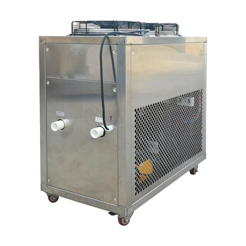 refrigeratore d'acqua raffreddato ad aria in acciaio inossidabile da 5 HP