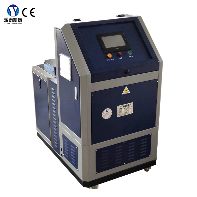 Dispenser automatico di colla con dispenser per adesivo hot melt PLC touch screen di grande capacità YT-M30P4