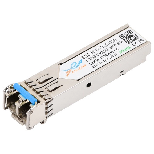 Ricetrasmettitore ottico LC 1.25G CWDM SFP 20KM