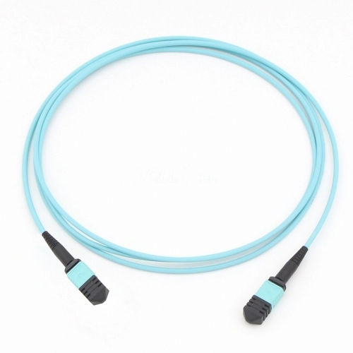 8 Fibra MPO (femmina) -MPO (femmina) Cavo in fibra ottica multimodale OM3 50/125